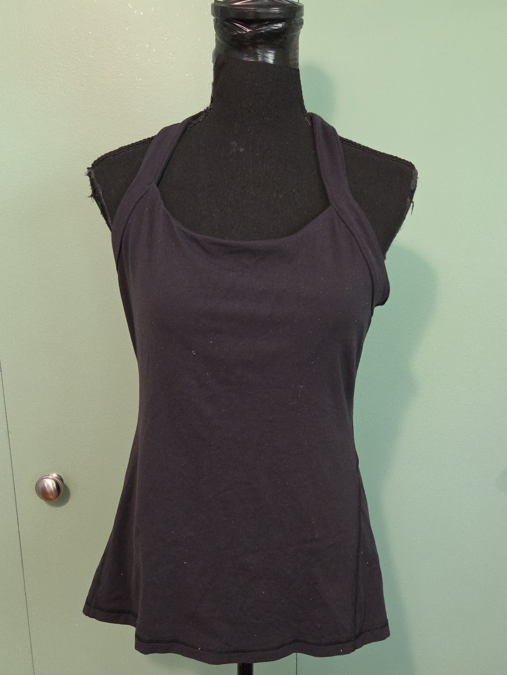 Lucy Black Athletic Tank Top Size Large